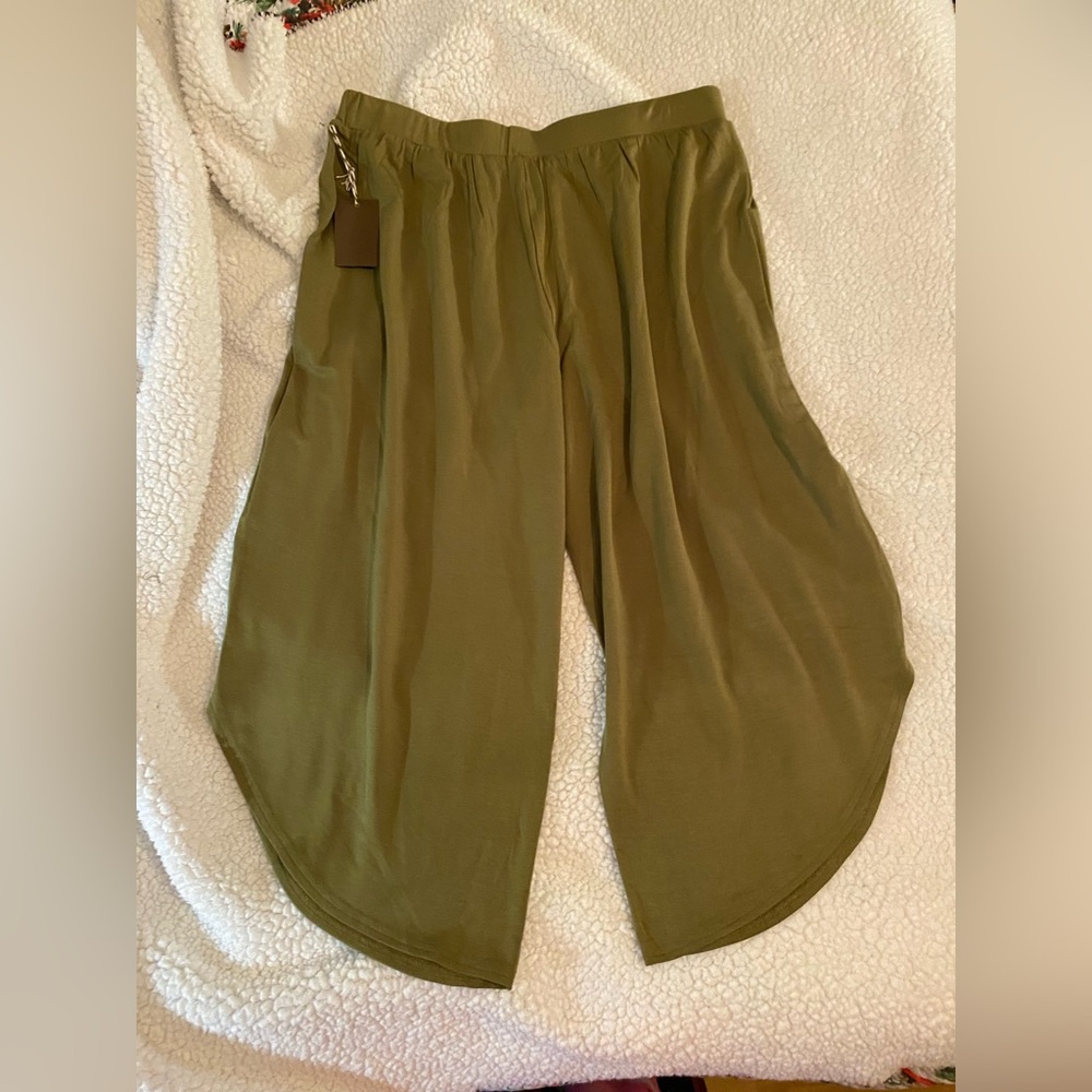 Matilda Jane olive colored size large capris.   NWT - Picture 10 of 10